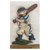 METAL WALL DECOR-BASEBALL/BATTER