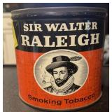 VINTAGE TOBACCO CAN-"SIR WALTER RALEIGH"