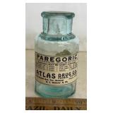 VINTAGE PHARMACY BOTTLE W/LABEL-CHECK OUT THE PIC