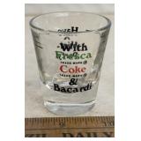 SHOT GLASS-"CHECK OUT THE PIC