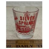 SHOT GLASS-"SILVER SPRINGS"