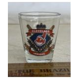 SHOT GLASS-"CLEVELAND INDIANS"