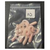 (10 COUNT) RUBBER FISHING WORMS