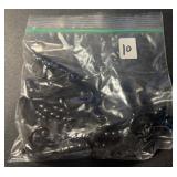 (10 COUNT) RUBBER FISHING WORMS