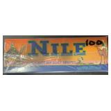 (100 COUNT) VINTAGE CRATE LABEL-"NILE"