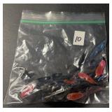 (10 COUNT) RUBBER FISHING WORMS