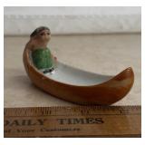 SOUVENIOR ITEM-CANOE & RIDER/CHECK OUT THE PIC