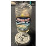 VINATEG MARBLES W/VINTAGE JAR W/LABEL