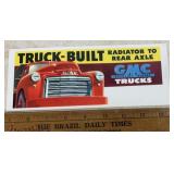 VINTAGE INK BLOTTER-"TRUCK~BUI;T"