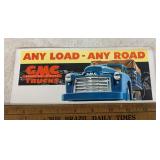 VINTAGE INK BLOTTER-"ANY LOAD~ANY ROAD"