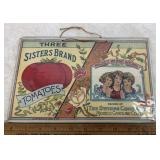 VINTAGE LABEL-"THREE SISTERS BRAND"