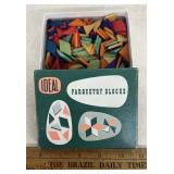 VINTAGE GAME-"PARGUETRY BLOCKS by IDEAL"