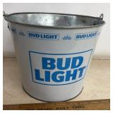 METAL BUCKET-"BUD LIGHT"