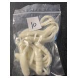 (10 COUNT) RUBBER FISHING WORMS