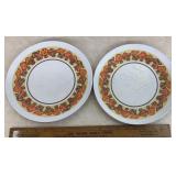 (2)10" "MELMAC" DINNER PLATES-CHECK OUT THE PIC