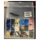 STORAGE BOX W/ASSORYTED FISHNG WORMS-CHECK OUT THE