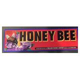 (5 COUNT) VINTAGE CRATE LABEL-"HONEY BEE"