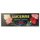 (5 COUNT) VINTAGE CRATE LABEL-"LUCERNE"
