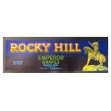 (6 COUNT) VINTAGE CRATE LABEL-"ROCKY HILL"