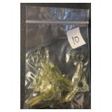 (10 COUNT) RUBBER FISHING WORMS