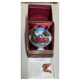 COLLECTIBLE ORNAMENT-IOB/"RED TRUCK"