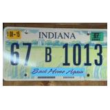 COLLECTIBLE-"INDIANA" AUTO LICENSE PLATE~"2007"