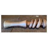 VINTAGE BABY RATTLE-WOODEN