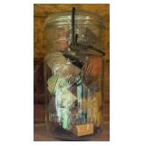 WOODEN BLOCKS FROM THE PAST W/BAIL~TOPJAR