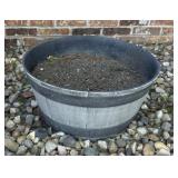 "BARREL" DESIGN PLANTER-CHECK OUT THE PIC