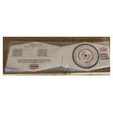 COLLECTIBLE-"TEXACO" GASOLINE ECONOMY CALCULATOR