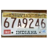 COLLECTIBLE-"INDIANA" AUTO LICENSE PLATE~"1984"
