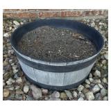 "BARREL" DESIGN PLANTER-CHECK OUT THE PIC
