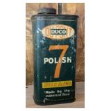 AUTOMOTIVE ADDITIVE CONTAINER-"DUPONT 7 POLISH"