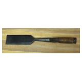 VINTAGE TOOL-"CHISEL W/WOODEN HANDLE"