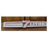 COLLECTIBLE-"1966 FORD GALAXI" FENDER EMBLEM/METAL