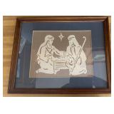 FRAMED ARTWORK-APPROX. 14ï¿½x16ï¿½/"MARY~JOSEPH~JESUS"