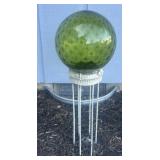 GAZING BALL W.METAL BASE/STAND-CHECK OUT THE PICS