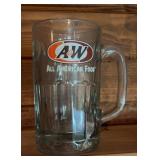 A&W ROOT BEER GLASS DRINK MUG-CHECK OUT THE PIC