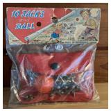 COLLECTIBLE-"10 JACKS & BALL"