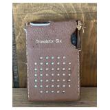 VINTAGE "TRAMSISTOR SIX" RADIO-CHECK OUT THE PIC