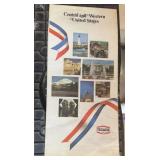 VINTAGE ROAD/STREET MAP-"TEXACO"