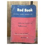 AUTOMOTIVE RELATED COLLECTIBLE-"RED BOOK" GUIDE