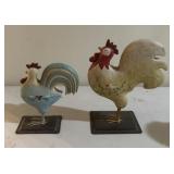 "CHICKEN" DECOR-APPROX. (1)6" & (1)4"