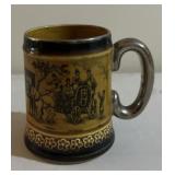 STONEWARE MUG-APPROX. 5" TALL