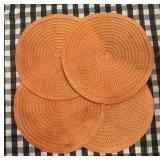 (4)TABLE PLACEMATS-APPROX. 15" DIAMETER