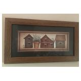 FRAMED WALL ART-APPROX. 24"x12"