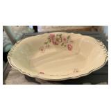 VINTAGE SERVING DISH-"VIRGINIA ROSE"