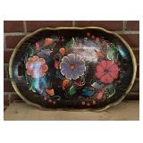 DECOR WOODEN PLATTER-APPROX. 18"x14"