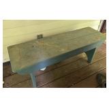 WOODEN BENCH-APPROX. 48ï¿½x15ï¿½