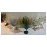 GLASS STEMWARE & TUMBLERS-ASSORTED